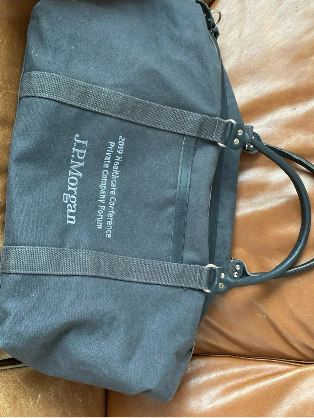 Scarborough and Tweed black canvas